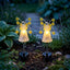 Lampa solara decorativa ingeras, rezistenta la intemperii