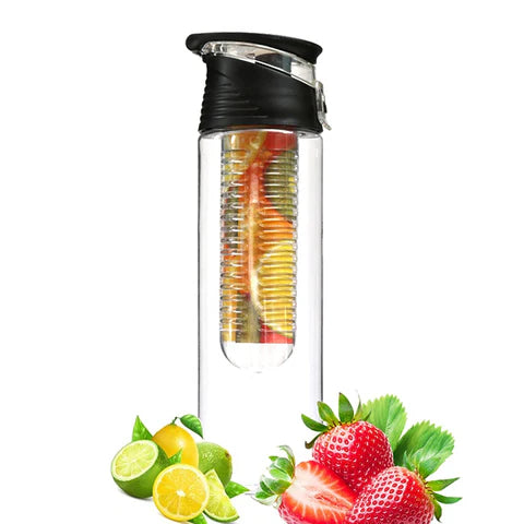 STICLA DE APA CU INFUZOR PENTRU FRUCTE,IERBURI SAU CEAI, FRUITYBOTTLE, 700ML