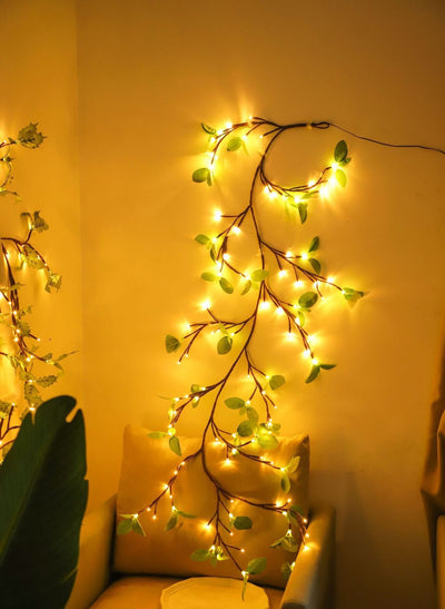 Ghirlanda luminoasa decorativa cu ramuri flexibile – 1.6 m