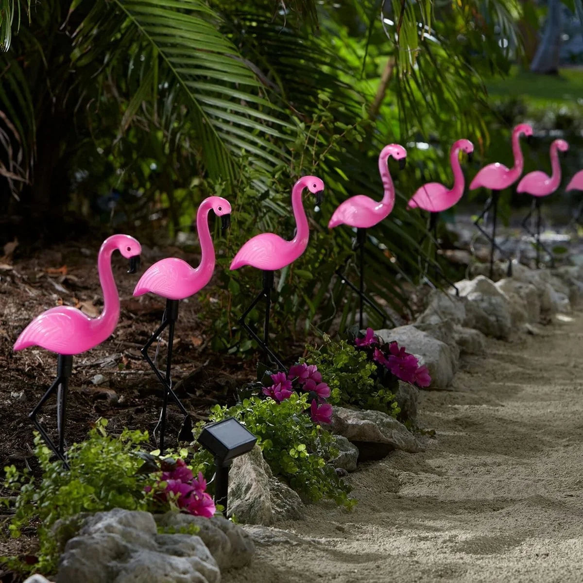 Set 3 x Lampa solara Flamingo New