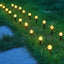 Lampa solara 20 bulbi LED - Alb Cald