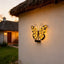 Lampa solara Butterfly, decoratiune metalica cu LED uri