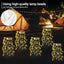 Set 2 x lampa solara tip salcie, 120 LED, alb cald