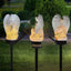 Set 2 Lampi Solare Decorative Inger cu LED 45cm Iluminare Automata IP44