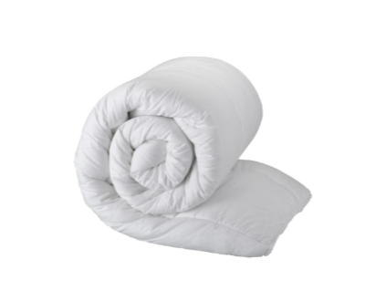 Set sezonier iarna: Pilota dubla cu puf siliconat + 2 perne 50 x 70 cm