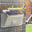 Set 2 x Lampa solara 90 LED Jortan, senzor de miscare
