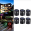 Set 6 lampi solare, LED RGB