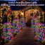 Set 2 x lampa solara tip salcie, 120 LED, Multicolor