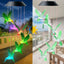 Decoratiune solara cu joc de lumini, 6 colibri LED