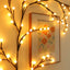 Ghirlanda luminoasa decorativa cu ramuri flexibile – 1.6 m