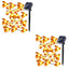 Set 2 x Instalatie solara cu 30 albinute LED, alb cald