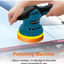Masina de polisat auto cu accesorii, Portabil, 12V 1500mAh, 5500 Rpm, 8 Viteze