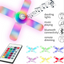 Bec 4 brate cu lumina multicolora cu functie muzicala prin bluetooth telecomanda inclusa