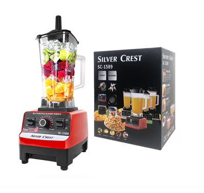 Blender, SILVER CREST, 800W, 2L, Negru/Rosu