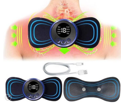 Set 2 x Mini aparat de masaj cu electrostimulare
