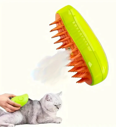 Perie cu aburi 3 in 1 pentru animale de companie