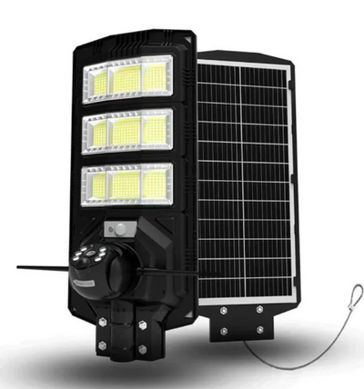 Lampa solara stradala LED, camera de supraveghere, Rotativa, 4G cu SIM, 300W