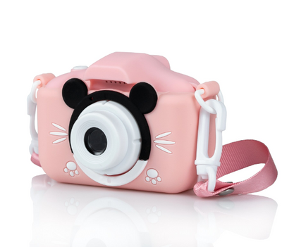 Camera pentru copii Extralink H31 Single Pink, 1080P 30fps, 12Mpix, IP68, 400 mAh, LCD display 2.0", Constructie durabila, ABS/Plastic/Silicon
