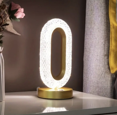 Rama Iluminata Decorativa Eleganta, 3 Temperaturi de Lumina, Smart Touch