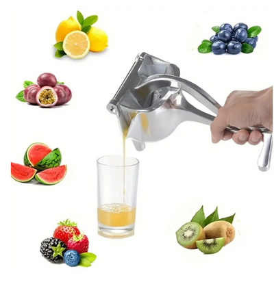Storcator manual citrice, Zola®, din aliaj de aluminiu, maner ergonomic, 24.2 x 13.6 x 12.5, argintiu