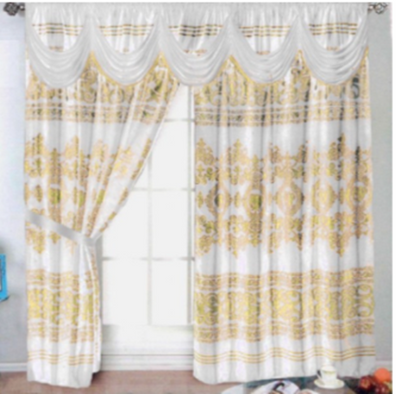 Draperie Jacquard, 300 x 250, crem