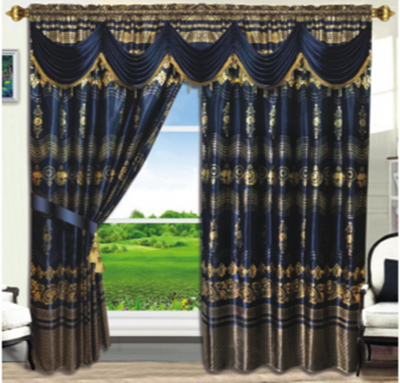Draperie Jacquard, 300 x 250, albastru