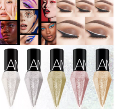 Se 5 x Glitter, fard de ochi lichid, Waterproof Long Wear