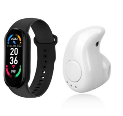 Casca Drop Bluetooth + Bratara Bluetooth M3 Fitness