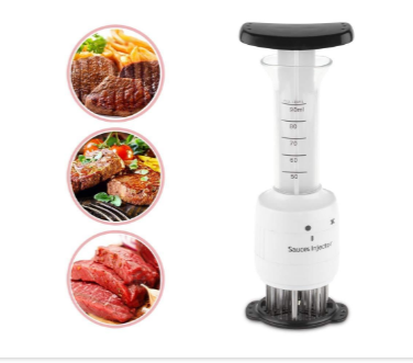 Fragezitor de carne cu injector pentru sos, 2 trepte de injectare
