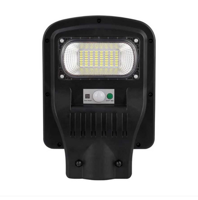 Lampa Solara Stradala, Control de la Distanta cu Telecomanda, Panoul Solar, 50W, 48 LED-uri, Negru