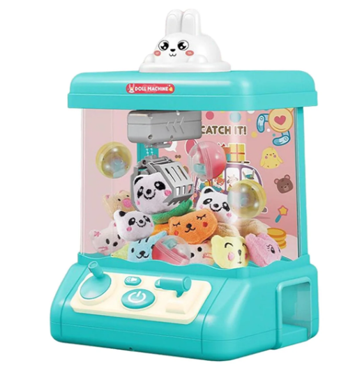 Aparat de prins Doll Machine, Cu accesorii, Multicolor