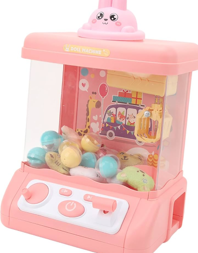 Aparat de prins Doll Machine, Cu accesorii, Multicolor