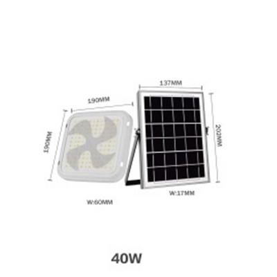 Lampa cu panou solar 40w