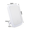 Mini Oglinda Cosmetica cu iluminare Led, 15 x 20 cm, Alb
