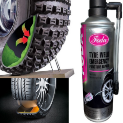 Spray auto pentru etansare anvelope, 450 ml