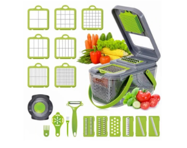 Razatoare multifunctionala cu 22 accesorii, Veggie Slicer