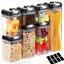 Set 7 caserole etanse pentru depozitare alimente