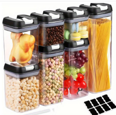 Set 7 caserole etanse pentru depozitare alimente