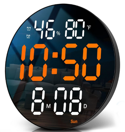 Ceasul digital de masa si de perete cu lumina LED