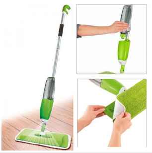 Mop cu pulverizator 600 ml, Spray Mop, laveta microfibra