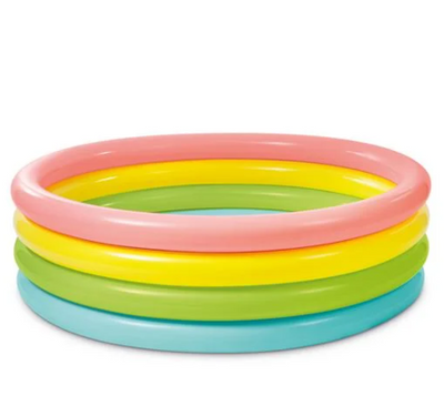 Piscina gonflabila curcubeu Intex, 1.68 cm x46 cm