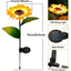 Set 2 x lampa solara, Floarea Soarelui