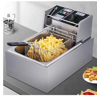 Friteuza 2500 W, 6 Litri, Inox
