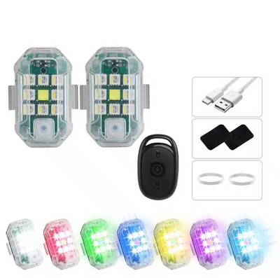 Stroboscop LED Wireless TUCRIM, Magnetic, cu Acumulator și Telecomandă