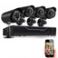 Sistem de supraveghere FULL HD Kit DVR cu 4 camere exterior / interior