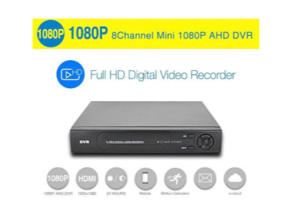 Sistem de supraveghere FULL HD Kit DVR cu 4 camere exterior / interior