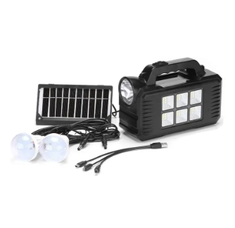 Kit iluminat solar GD-8077, proiector multifunctional