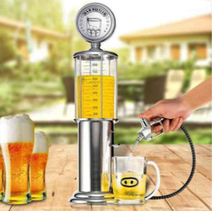 Dozator pentru bauturi, apa, sucuri, in forma de pompa vintage