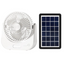 Ventilator Solar Portabil 6 inch cu lumina LED