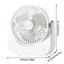Ventilator Solar Portabil 6 inch cu lumina LED